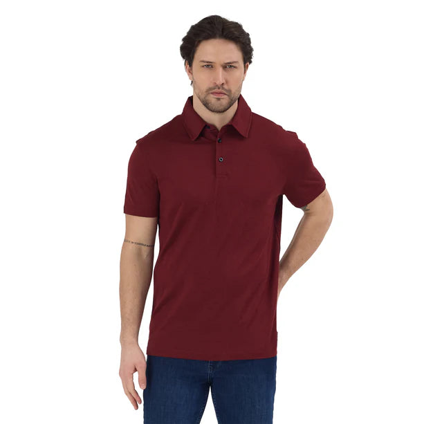 Merino CasualTricou Polo - 100% lana Merino