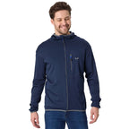Maestro - Hanorac cu fermoar complet - 100% Lână Merino