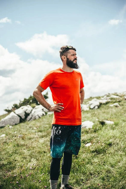 Berg - Tricou cu mânecă scurtă - 100% Lână Merino
