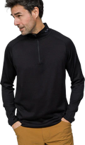 BORA - Pulover merino cu fermoar 1/4 - 100% lână merino