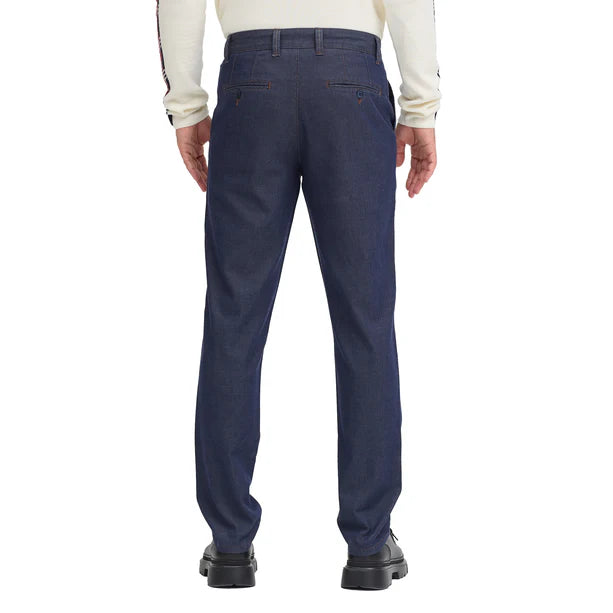 Pantaloni Denim merino – croială relaxată