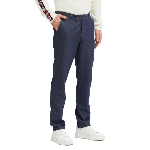 Pantaloni Denim merino – croială relaxată