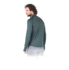 Halldor - Bluză cu mânecă lungă (ZIP) - 100% Lână Merino