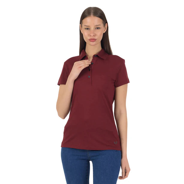 Polo casual pentru femei – 100% lână merino
