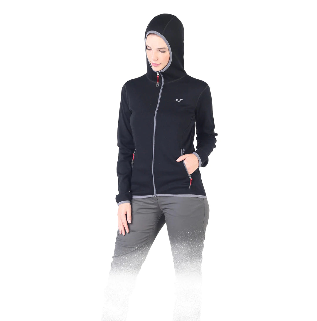 Marin - Hanorac (cu fermoar complet) - 100% Lână Merino