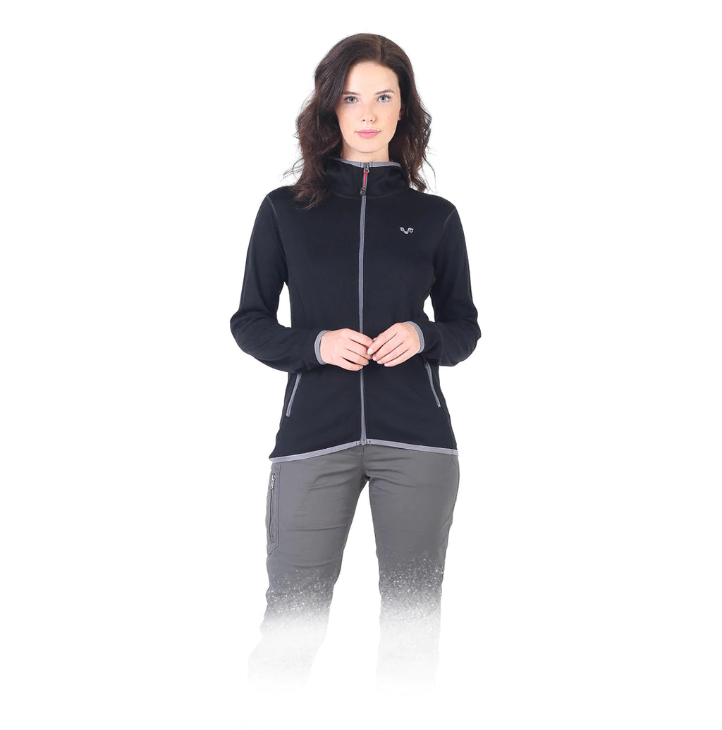 Marin - Hanorac (cu fermoar complet) - 100% Lână Merino