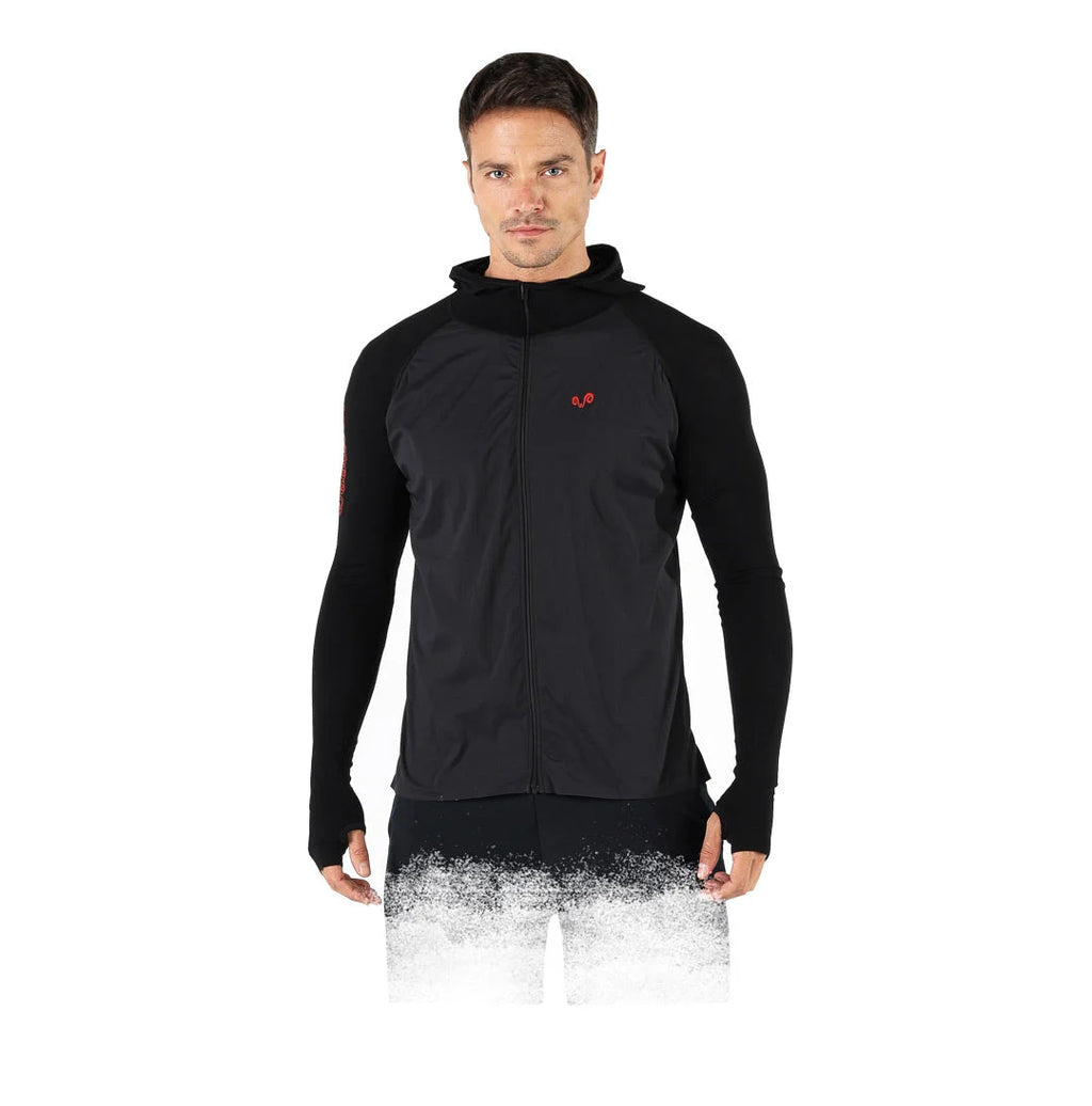 Pakke Hybrid - Hanorac sport cu fermoar complet