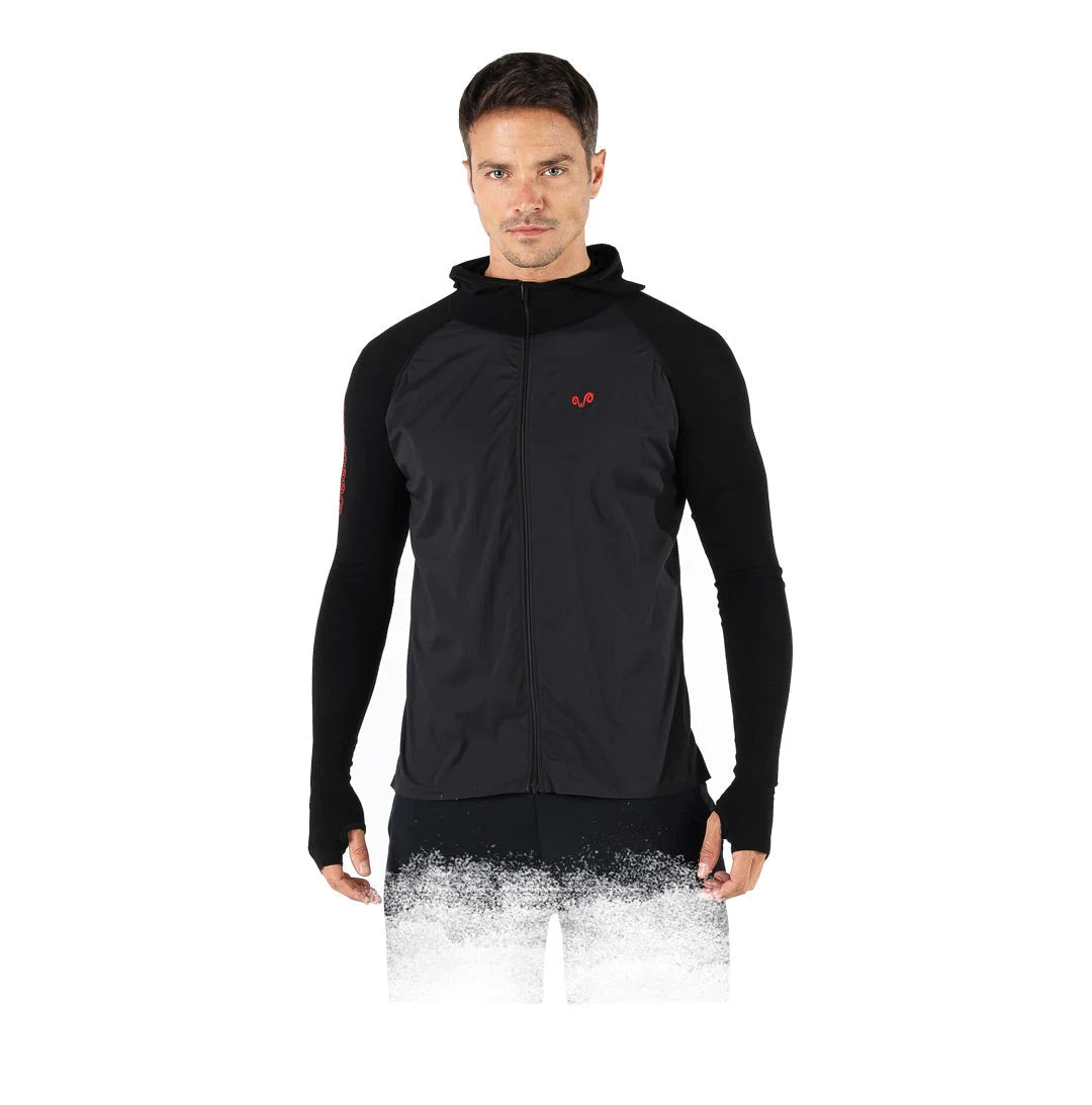 Pakke Hybrid - Hanorac sport cu fermoar complet