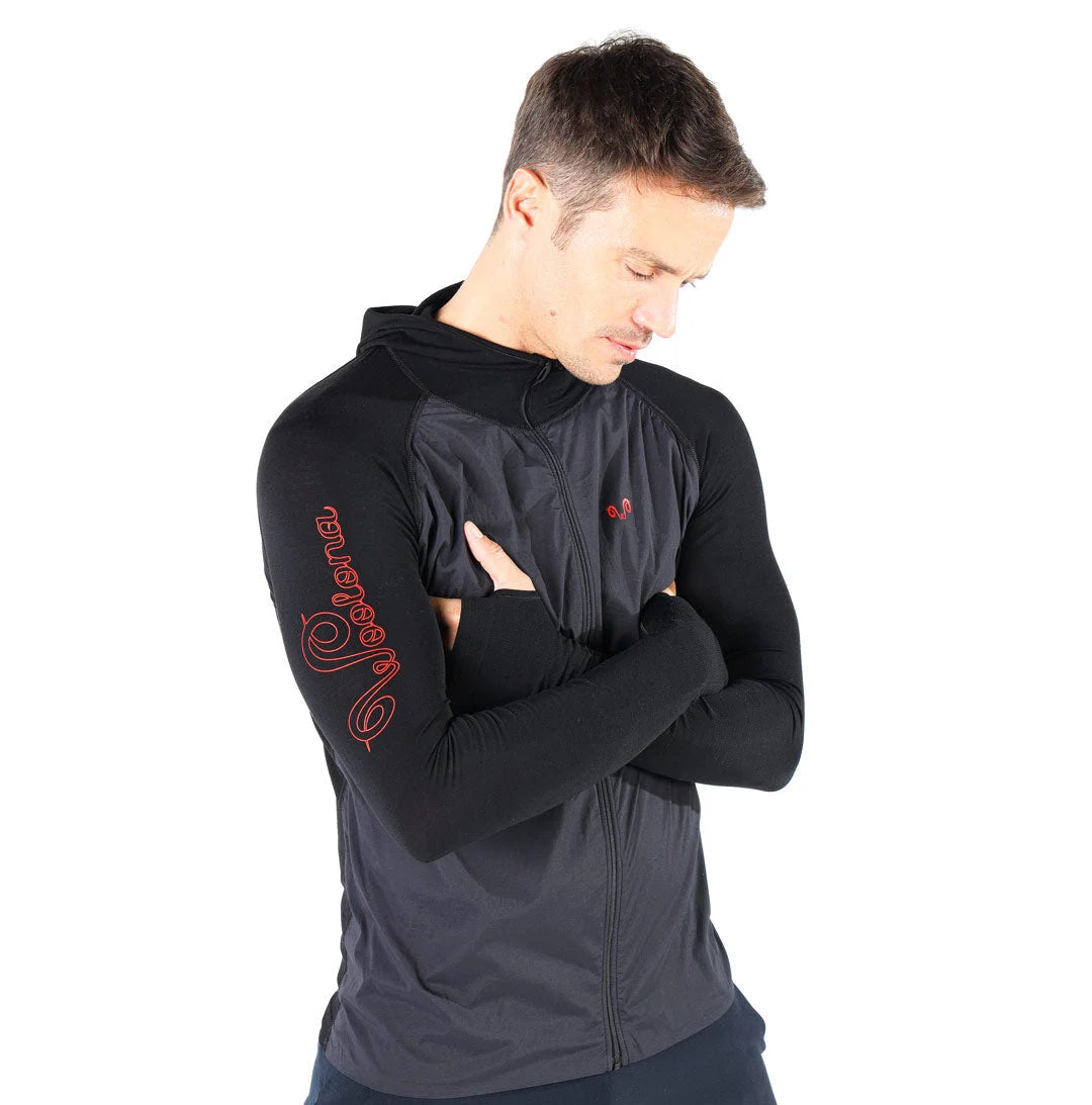Pakke Hybrid - Hanorac sport cu fermoar complet