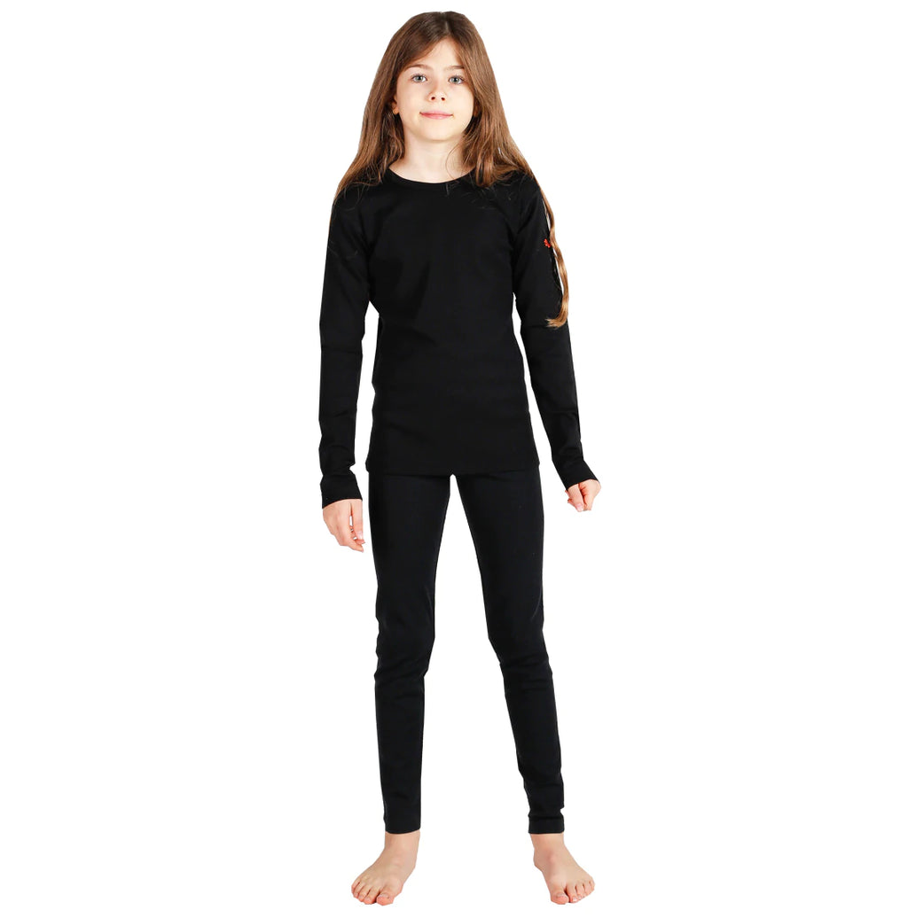 Set Lenjerie Termică Copii - 100% Lână Merino