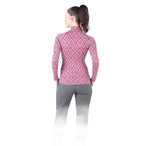 Venus - Bluză cu mânecă lungă (cu fermoar) - 100% Lână Merino